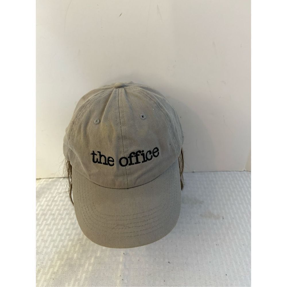 "The‎ Office" baseball hat cap taupe color adjustable strap